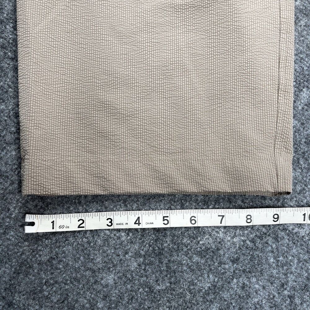 Sage Collective Pants Womens XL Textured Tapered Leg Cargo Crop Beige Pull On - Picture 12 of 13